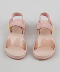 Papete-Feminina-Zaxy-Way-Transparente-com-Velcro-Rose-9941627-Rose_5