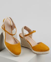 Espadrille-Feminina-Oneself-Salto-Alto-Anabela-Bico-Redondo-Mostarda-9907584-Mostarda_1