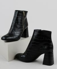 Bota-Feminina-Oneself-Croco-Salto-Alto-Grosso-Bico-Quadrado-com-Ziper-Preta-9906526-Preto_1