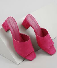 Tamanco-Feminino-Oneself-Salto-Quadrado-Medio-em-Suede-Pink-9683916-Pink_1