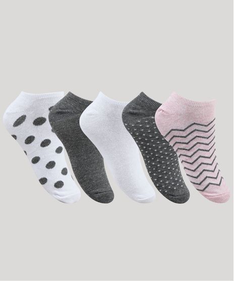 Kit-de-Meias-Femininas-Cano-Baixo-Multicor-9884918-Multicor_1