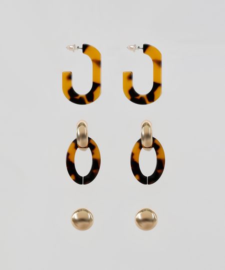 Kit-de-3-Brincos-Femininos-Tartaruga-Dourado-9860305-Dourado_1 Kit-de-3-Brincos-Femininos-Tartaruga-Dourado-9860305-Dourado_1