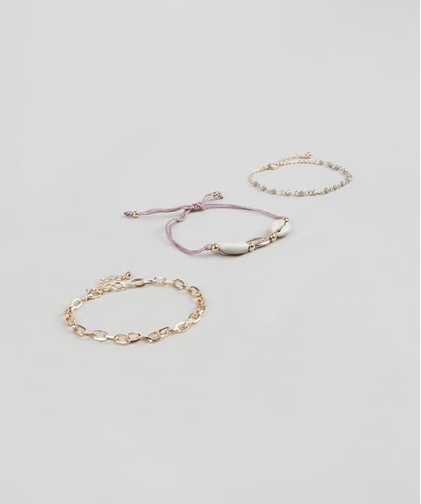 Kit-de-3-Pulseiras-Femininas-com-Pedra-Zirconia-e-Buzios-Dourado-9860295-Dourado_1