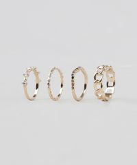 Kit-de-4-Aneis-Femininos-Folheados-Texturizados-Dourado-9869184-Dourado_1