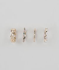 Kit-de-4-Aneis-Femininos-Folheados-Texturizados-Dourado-9869184-Dourado_4