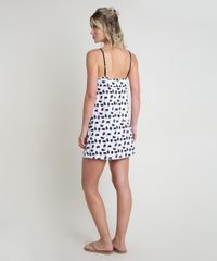 Camisola-Feminina-Estampada-de-Gatinhos-com-Renda-Alcas-Finas-Off-White-9867312-Off_White_2