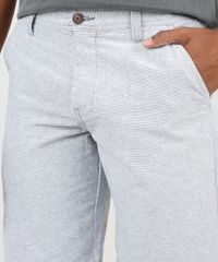 Bermuda-Masculina-Reta-Texturizada-Cinza-Mescla-Claro-9387762-Cinza_Mescla_Claro_2