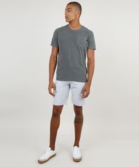Bermuda-Masculina-Reta-Texturizada-Cinza-Mescla-Claro-9387762-Cinza_Mescla_Claro_3