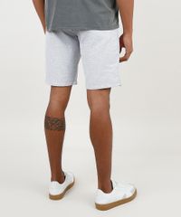 Bermuda-Masculina-Reta-Texturizada-Cinza-Mescla-Claro-9387762-Cinza_Mescla_Claro_4