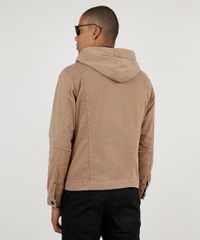 Jaqueta-de-Sarja-Masculina-Trucker-com-Bolsos-e-Capuz-Removivel-Caramelo-9887624-Caramelo_2