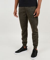 Calca-Masculina-Relaxed-em-Moletom-com-Cordao-e-Bolsos-Verde-Militar-9810670-Verde_Militar_1