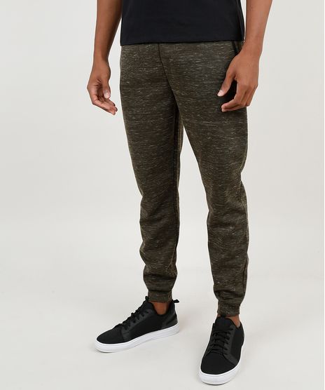 Calca-Masculina-Relaxed-em-Moletom-com-Cordao-e-Bolsos-Verde-Militar-9810670-Verde_Militar_1