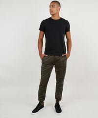 Calca-Masculina-Relaxed-em-Moletom-com-Cordao-e-Bolsos-Verde-Militar-9810670-Verde_Militar_3
