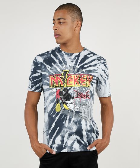 Camiseta-Masculina-Mickey-com-Guitarra-Estampada-Tie-Dye-Manga-Curta-Gola-Careca-Chumbo-9875263-Chumbo_1