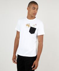 Camiseta-Masculina-Garfield-com-Bolso-Manga-Curta-Gola-Careca-Off-White-9870088-Off_White_1