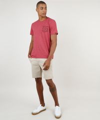 Camiseta-Masculina-com-Bolso-Estampado-de-Abacaxi-Manga-Curta-Gola-Careca-Vinho-9875173-Vinho_3