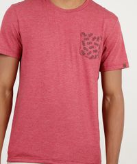 Camiseta-Masculina-com-Bolso-Estampado-de-Abacaxi-Manga-Curta-Gola-Careca-Vinho-9875173-Vinho_4
