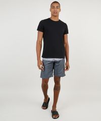 Bermuda-Surf-Masculina-com-Listras-e-Bolsos-Cinza-Mescla-Escuro-9867073-Cinza_Mescla_Escuro_3