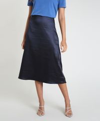 Saia-Feminina-Mindset-Midi-Evase-Acetinada-Azul-Escuro-9946133-Azul_Escuro_1
