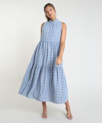 Vestido-Feminino-Mindset-Midi-Estampado-Xadrez-com-Recortes-Sem-Manga-Gola-Alta-Azul-Claro-9946226-Azul_Claro_3 Vestido-Feminino-Mindset-Midi-Estampado-Xadrez-com-Recortes-Sem-Manga-Gola-Alta-Azul-Claro-9946226-Azul_Claro_3