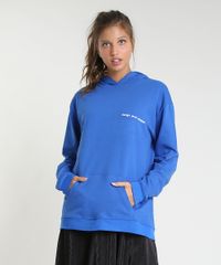 Blusao-Feminino-Mindset-em-Moletom--Change-Your-Mindset--com-Capuz-e-Bolso-Azul-Royal-9946479-Azul_Royal_1