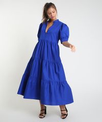 Vestido-Feminino-Mindset-Midi-com-Recortes-Manga-Bufante-Azul-Royal-9946642-Azul_Royal_1