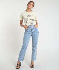 T-Shirt-Feminina-Mindset--Like-Adults--Manga-Curta-Decote-Redondo-Bege-9941423-Bege_3