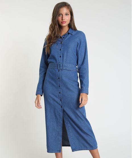 Vestido-Chemise-Jeans-Feminino-Mindset-Midi-com-Cinto-Manga-Longa-Azul-Medio-9946130-Azul_Medio_1