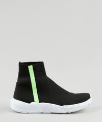 Tenis-Meia-Masculino-Oneself-Cano-Alto-Knit-com-Faixa-Lateral-Preto-9924371-Preto_2