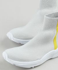 Tenis-Meia-Masculino-Oneself-Cano-Alto-Knit-com-Faixa-Lateral-Cinza-Claro-9942207-Cinza_Claro_3