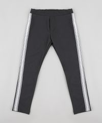 Calca-Legging-Infantil-com-Faixa-Lateral-em-Lurex-Preta-9841968-Preto_1