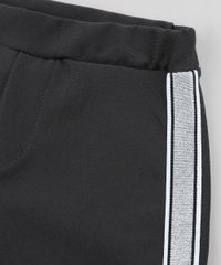 Calca-Legging-Infantil-com-Faixa-Lateral-em-Lurex-Preta-9841968-Preto_3