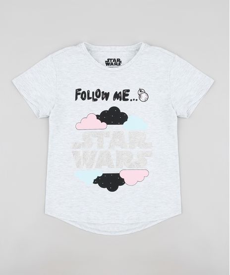 Blusa-Infantil-Star-Wars-com-Brilho-Manga-Curta-Cinza-Mescla-Claro-9888024-Cinza_Mescla_Claro_1