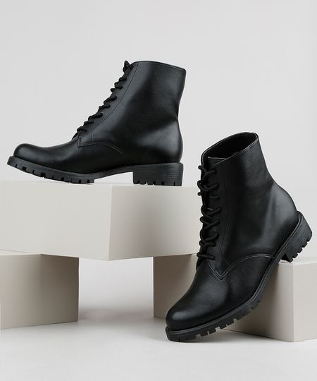 Bota-Coturno-Feminina-Oneself-Cano-Curto-Preta-9906512-Preto_1