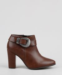 Bota-Feminina-Beira-Rio-Conforto-Cano-Curto-Salto-Alto-Grosso-com-Fivela-Marrom-9943004-Marrom_2