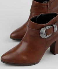 Bota-Feminina-Beira-Rio-Conforto-Cano-Curto-Salto-Alto-Grosso-com-Fivela-Marrom-9943004-Marrom_3