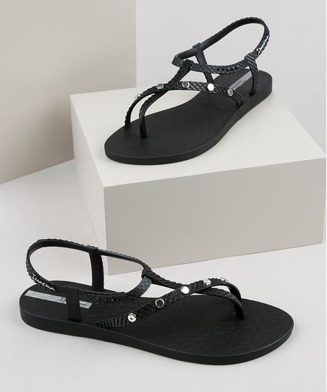 Rasteirinha-Feminina-Ipanema-Class-Wish-Spikes-Texturizada-Cobra-com-Tachas-Preta-9925071-Preto_1