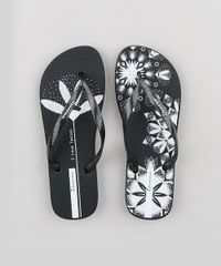Chinelo-Feminino-Ipanema-Sem-Igual-Tattoo-Floral-com-Glitter-Preto-9941684-Preto_2