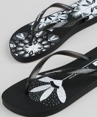 Chinelo-Feminino-Ipanema-Sem-Igual-Tattoo-Floral-com-Glitter-Preto-9941684-Preto_3