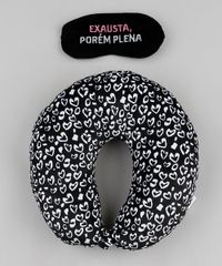 Kit-de-Apoio-de-Pescoco-Estampado-de-Coracao---Tapa-Olho--Exausta-Porem-Plena--Preto-9899819-Preto_1