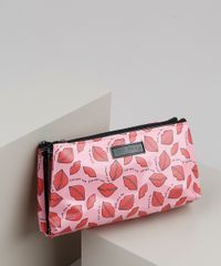 Necessaire-Feminina-Dupla-Estampada-de-Bocas--Yes-Baby--Rosa-9895739-Rosa_2
