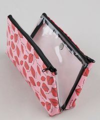 Necessaire-Feminina-Dupla-Estampada-de-Bocas--Yes-Baby--Rosa-9895739-Rosa_5