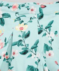 Short-Infantil-Alfaiatado-Estampado-Floral-com-Pregas-Verde-Agua-9821430-Verde_Agua_3
