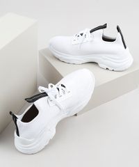 Tenis-Masculino-Oneself-Knit-Running-Chunky-Neoprene-Branco-9665927-Branco_1