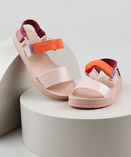 Papete-Feminina-Zaxy-Way-com-Velcro-Bege-9941628-Bege_1