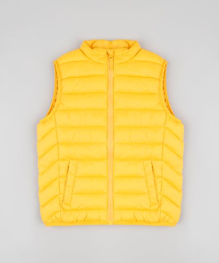 Colete-Infantil-Puffer-com-Bolsos-Mostarda-9349535-Mostarda_1