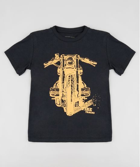 Camiseta-Infantil--Tire-Tracks--Manga-Curta-Preta-9885112-Preto_1