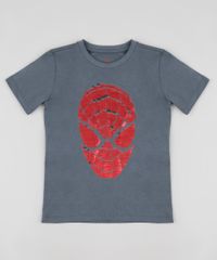 Camiseta-Infantil-Homem-Aranha-com-Paete-Dupla-Face-Manga-Curta-Cinza-9885104-Cinza_1