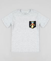 Camiseta-Infantil-com-Bolso-Estampado-Bart-Simpsons-Manga-Curta-Cinza-Mescla-Claro-9876160-Cinza_Mescla_Claro_1
