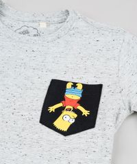 Camiseta-Infantil-com-Bolso-Estampado-Bart-Simpsons-Manga-Curta-Cinza-Mescla-Claro-9876160-Cinza_Mescla_Claro_3